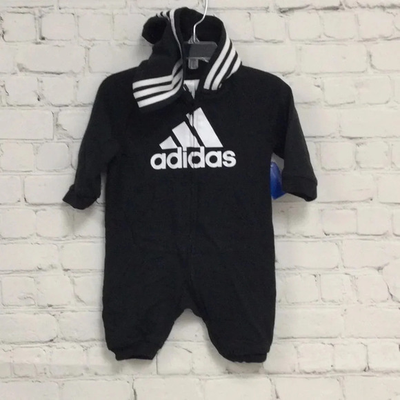 Adidas Sweatsuit size 6M Long Sleeve Zip Up with Hood - Picture 1 of 5